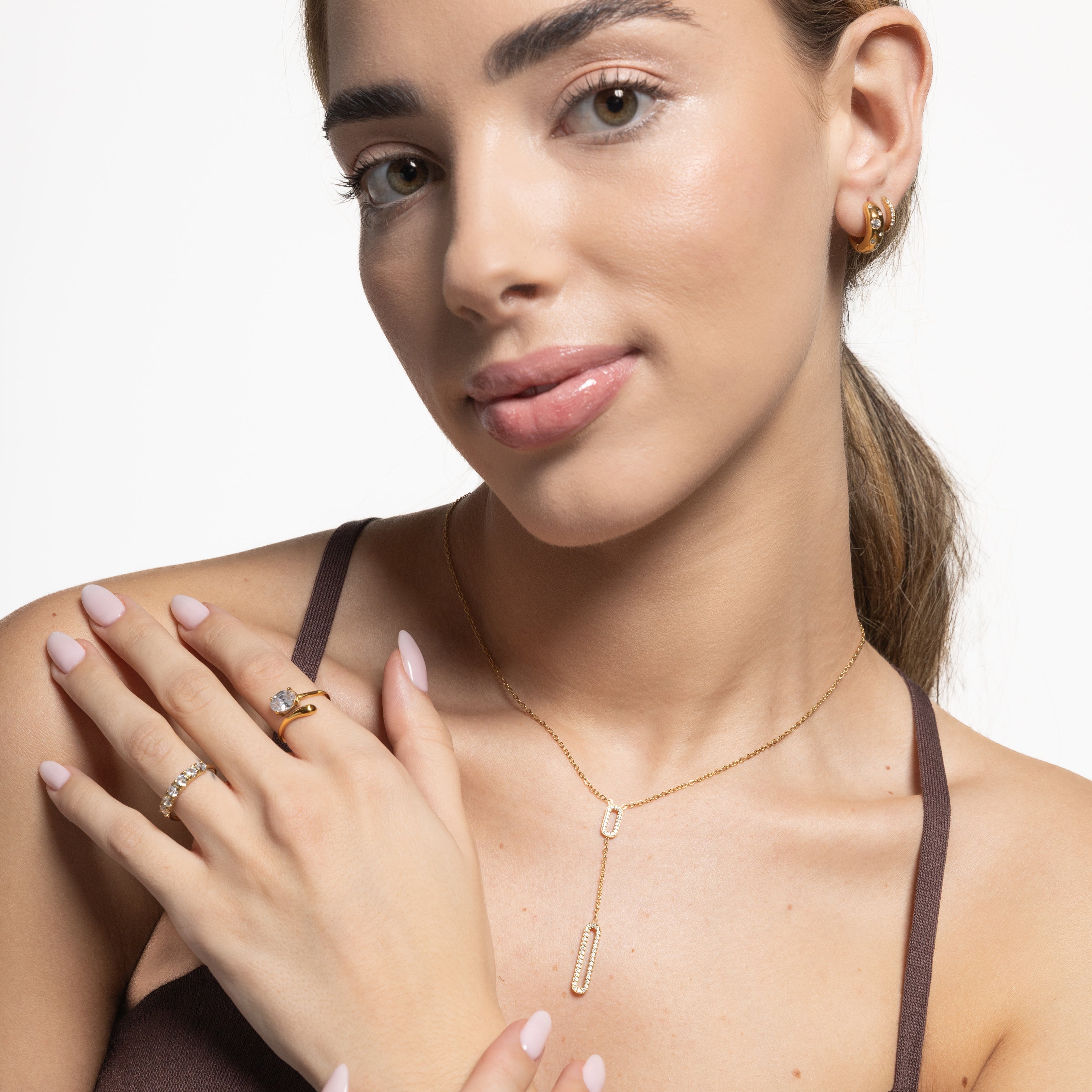 ANILLO GOTA BRILLANTE