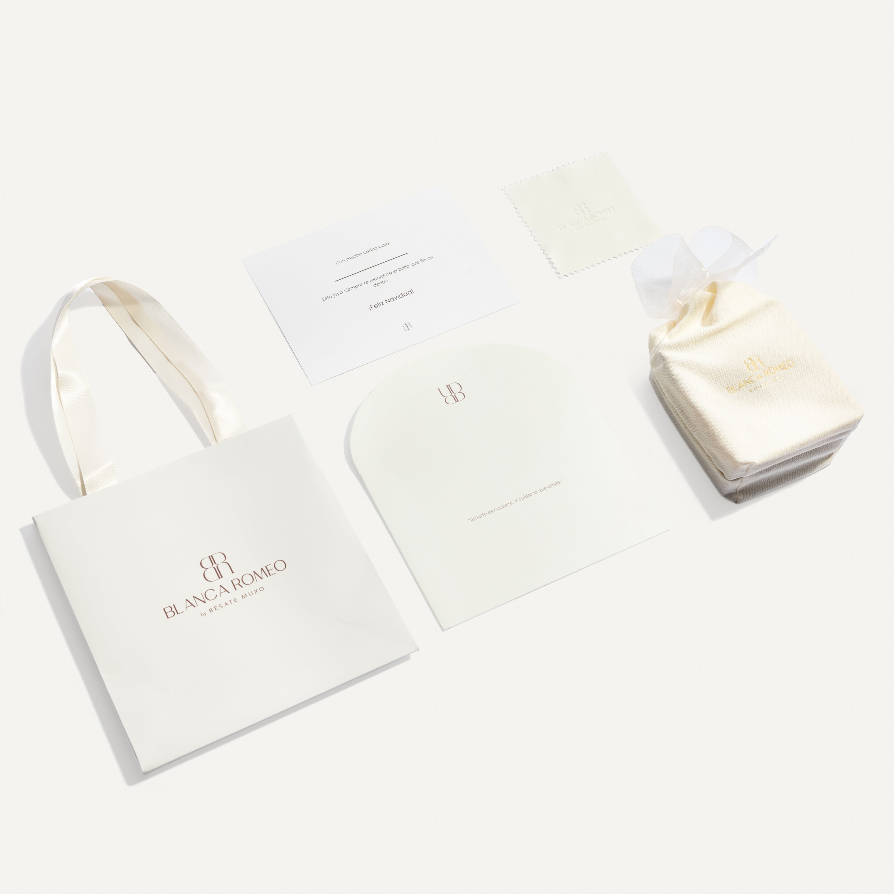 BOLSITO ALGODÓN + TARJETA NAVIDAD + SOBRE