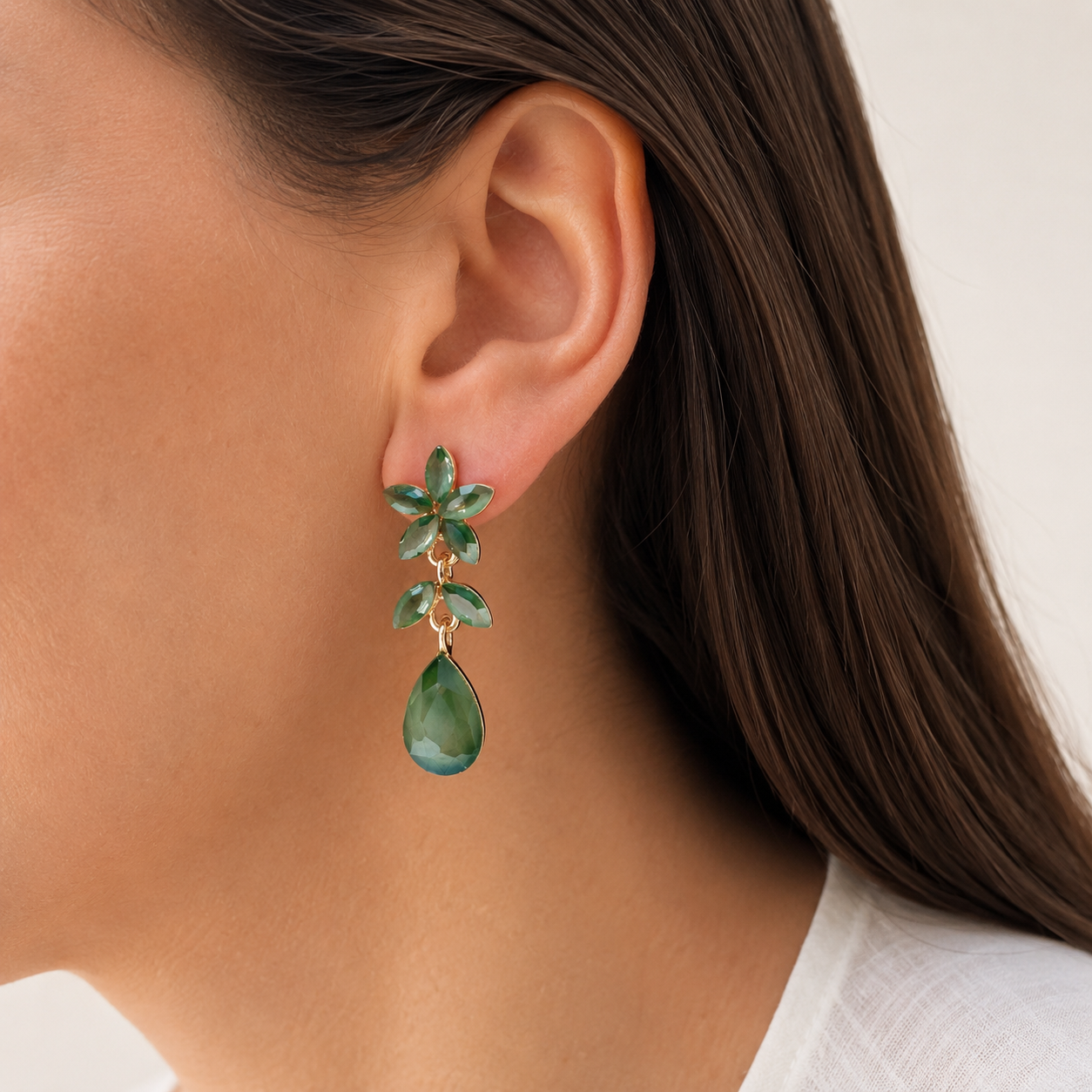 PENDIENTES GARDENIA